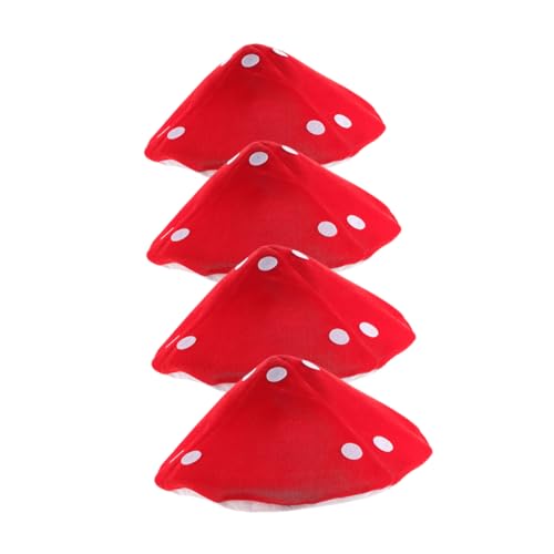 OFFIGAM 4 Stück Partyhut Partyhüte für Pilzhut Hüte für kleine Mädchen Pilzmütze lustige hüte für Partyhüte Kindergeburtstag verkleiden Hüte Stoff rot OFFIGAM 4 Stück Partyhut Partyhüte für Pilzhut Hüte für kleine Mädchen Pilzmütze lustige hüte für Partyhüte Kindergeburtstag verkleiden Hüte Stoff rot von OFFIGAM