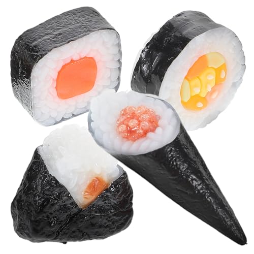 OFFIGAM 4 Stück Simulierte Sushi-Modelle Für Den Professionellen Einsatz, Restaurant-displays, Lebensmittelfotografie OFFIGAM 4 Stück Simulierte Sushi-Modelle Für Den Professionellen Einsatz, Restaurant-displays, Lebensmittelfotografie von OFFIGAM