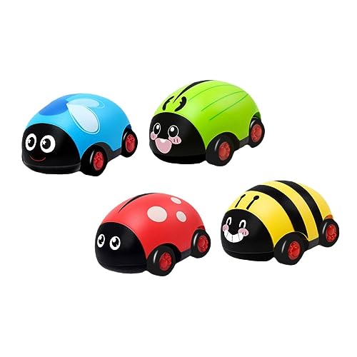 OFFIGAM 4 Stück Marienkäfer Rückziehspielzeug Auto für Kinder Pädagogisches Fahrzeugspielzeug mit Reibungsantrieb Kreatives Design für Jungen und Mädchen für Lernspielzeug und Dekoration OFFIGAM 4 Stück Marienkäfer Rückziehspielzeug Auto für Kinder Pädagogisches Fahrzeugspielzeug mit Reibungsantrieb Kreatives Design für Jungen und Mädchen für Lernspielzeug und Dekoration von OFFIGAM