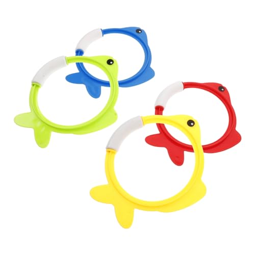 OFFIGAM Tauchfischspielzeug - 4 Teile - Poolspiele - Unterwasserspielzeug Für Kinder - Schwimmbeckenspielzeug von OFFIGAM