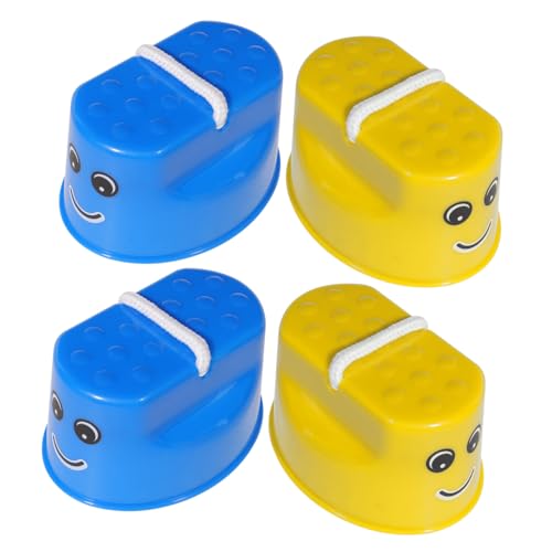 OFFIGAM 4 Stück Teiliges Kindergarten Balance Interaktive Stelzen für Fördert Bewegungsfähigkeiten und Eltern Junge Mädchen Interaktion Sicher mit Rutsch Design Blau und Gelb OFFIGAM 4 Stück Teiliges Kindergarten Balance Interaktive Stelzen für Fördert Bewegungsfähigkeiten und Eltern Junge Mädchen Interaktion Sicher mit Rutsch Design Blau und Gelb von OFFIGAM