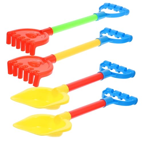 OFFIGAM 4 Stück Teiliges Set Sandspielzeug für Lustige Schaufeln und Rechen für Strand Sicher und Robust Fördert Kreativität und Geschicklichkeit Zufällige Farbe Zufällige Farbe OFFIGAM 4 Stück Teiliges Set Sandspielzeug für Lustige Schaufeln und Rechen für Strand Sicher und Robust Fördert Kreativität und Geschicklichkeit Zufällige Farbe Zufällige Farbe von OFFIGAM