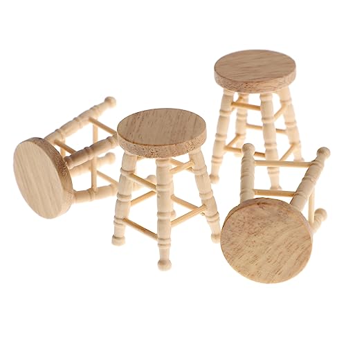 OFFIGAM 4-teiliges Mini-hocker-Set Puppenhaus-miniaturmöbel Pädagogische Kinderspielzeug-hocker Holzhocker Für Spielzimmer- Khaki OFFIGAM 4-teiliges Mini-hocker-Set Puppenhaus-miniaturmöbel Pädagogische Kinderspielzeug-hocker Holzhocker Für Spielzimmer- Khaki von OFFIGAM