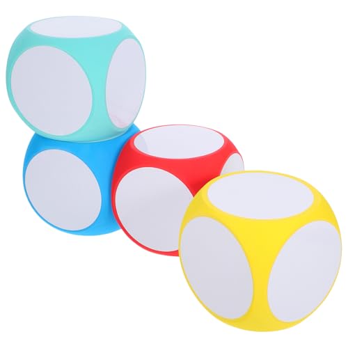 OFFIGAM 4-teiliges Sechsseitiges Würfelspielzeug: Leere Schaumstoffwürfel, Abwischbare, Trocken Abwischbare Blöcke, Würfel, Lehrmittel, Pädagogisches Lernspielzeug, Spielrequisiten von OFFIGAM