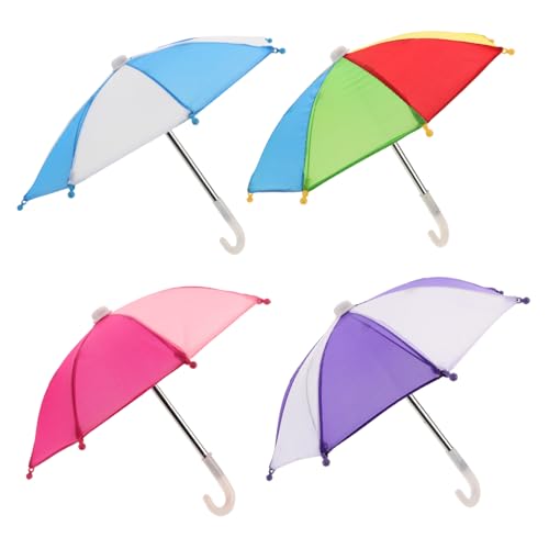 OFFIGAM 4Stücke Regenschirm für Puppenhaus Dekoration Puppen Zubehör Hochwertige Regenschirme Regenbogenfarben für Miniaturmöbel und Puppenhaus OFFIGAM 4Stücke Regenschirm für Puppenhaus Dekoration Puppen Zubehör Hochwertige Regenschirme Regenbogenfarben für Miniaturmöbel und Puppenhaus von OFFIGAM