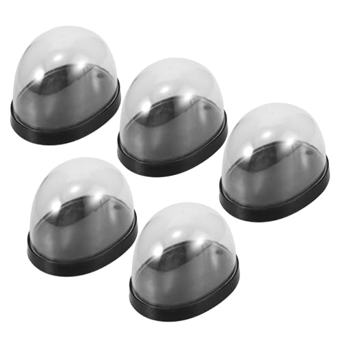 OFFIGAM 5 Sätze Glasvasenabdeckung kleiner tortenständer mit deckel Gartenglocke Kuppel Mini-Kuchenformen mit Deckel Gebäckvitrine Mini-Cloche Glocke aus Kunststoff Plastik Transparent OFFIGAM 5 Sätze Glasvasenabdeckung kleiner tortenständer mit deckel Gartenglocke Kuppel Mini-Kuchenformen mit Deckel Gebäckvitrine Mini-Cloche Glocke aus Kunststoff Plastik Transparent von OFFIGAM