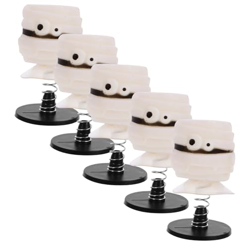 OFFIGAM 5 Stück Mama-hüpfpuppe Springendes Hüpfspielzeug Frühling Springen Gefallen Hoch Party Sprungfederwerfer Groß Überraschung Für Federnd Drinnen Desktop Eisen Weiß von OFFIGAM