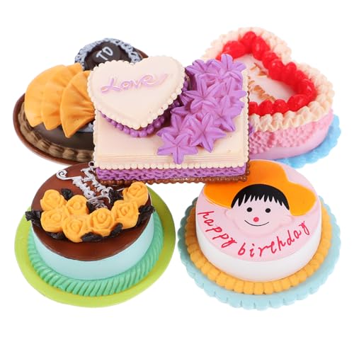 OFFIGAM 5 Stück Mini Kuchen Ornament Dekorationsmodelle Hochzeitsdekor Dessert Essens Requisite Foto Requisiten Miniatur Spielzeugmodell Kleines Kuchenmodell Mini Fake OFFIGAM 5 Stück Mini Kuchen Ornament Dekorationsmodelle Hochzeitsdekor Dessert Essens Requisite Foto Requisiten Miniatur Spielzeugmodell Kleines Kuchenmodell Mini Fake von OFFIGAM