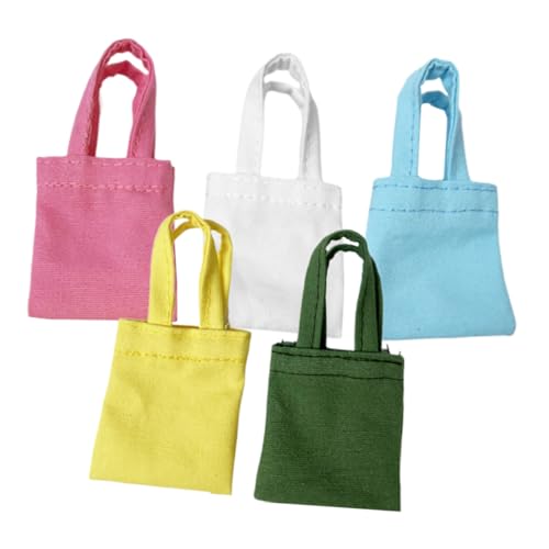 OFFIGAM 5 Stück Mini handgefertigte Canvas-Tasche Puppenhaus Dekoration Mini Leinwandtasche Leute aus dem Puppenhaus Mini-Puppenhandtasche Figur Mini-Hauspuppentasche Kleine Puppentaschen OFFIGAM 5 Stück Mini handgefertigte Canvas-Tasche Puppenhaus Dekoration Mini Leinwandtasche Leute aus dem Puppenhaus Mini-Puppenhandtasche Figur Mini-Hauspuppentasche Kleine Puppentaschen von OFFIGAM