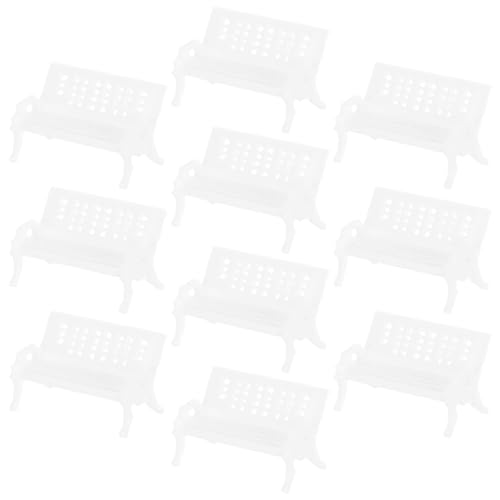 OFFIGAM 5 Stück Miniature Park Chair Kleine Kunststoffstühle für Tischdekoration Realistisches Design für Szenen und Vielseitige Nutzung Tischornament OFFIGAM 5 Stück Miniature Park Chair Kleine Kunststoffstühle für Tischdekoration Realistisches Design für Szenen und Vielseitige Nutzung Tischornament von OFFIGAM