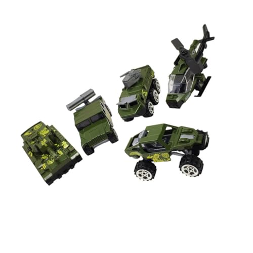 OFFIGAM 5 Stück Spielzeugauto Lustiges Autospielzeug Mini-Auto- Green von OFFIGAM