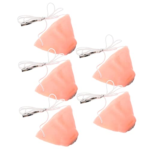 OFFIGAM 5 Stück Teiliges Imitierte Hundenasen für Halloween Lustige Cosplay Requisiten für Karneval Maskerade und Tierkostümpartys Wiederverwendbar und Leicht zu Tragen von OFFIGAM