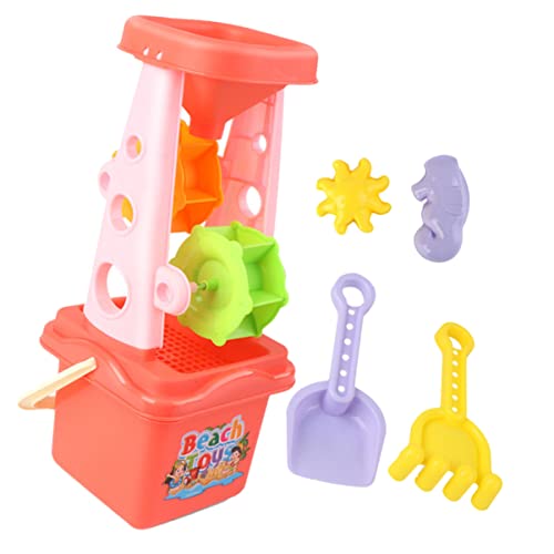 OFFIGAM 5 Stück Teiliges Interaktives Strandspielzeug Set für Eltern und Sandspielzeug mit Trolley Sanduhr Schaufel und Eimer Gemischte Farben OFFIGAM 5 Stück Teiliges Interaktives Strandspielzeug Set für Eltern und Sandspielzeug mit Trolley Sanduhr Schaufel und Eimer Gemischte Farben von OFFIGAM