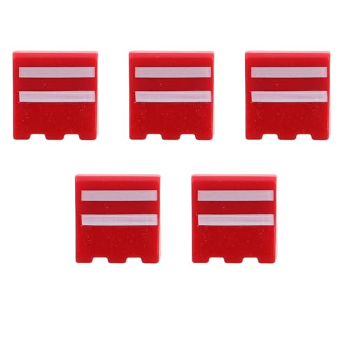OFFIGAM 5 Stück Teiliges Mini Verkehrsbarrieren für Puppenhaus Realistische Miniatur Straßenmarkierungen aus Sicherem Material Rote Isolationstonnen für Kreative Dekorationen OFFIGAM 5 Stück Teiliges Mini Verkehrsbarrieren für Puppenhaus Realistische Miniatur Straßenmarkierungen aus Sicherem Material Rote Isolationstonnen für Kreative Dekorationen von OFFIGAM