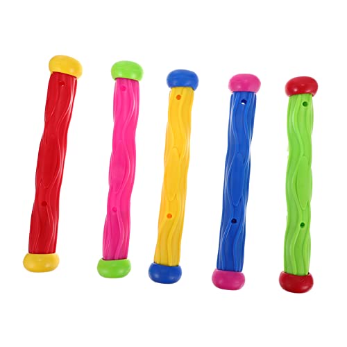 OFFIGAM 5 Stück Teiliges Tauchspielzeug für Pool Bunte Tauchstäbe für Schwimmtraining und Wasseraktivitäten Unterhaltsames Wasserspielzeug für Mädchen und Jungen OFFIGAM 5 Stück Teiliges Tauchspielzeug für Pool Bunte Tauchstäbe für Schwimmtraining und Wasseraktivitäten Unterhaltsames Wasserspielzeug für Mädchen und Jungen von OFFIGAM