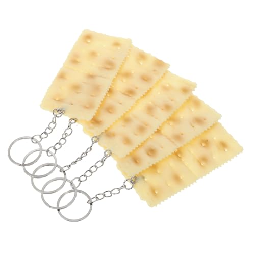 OFFIGAM 5 Stücke Anhänger Lebensmittel Keychain Realistische Lebensmittel Requisiten Rucksack Schlüsselanhänger Lustige Schlüsselring Keks Simulation Lebensmittel Modell Künstliche OFFIGAM 5 Stücke Anhänger Lebensmittel Keychain Realistische Lebensmittel Requisiten Rucksack Schlüsselanhänger Lustige Schlüsselring Keks Simulation Lebensmittel Modell Künstliche von OFFIGAM