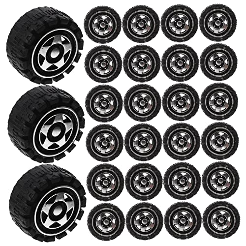 OFFIGAM 50 Stück Auto Räder für DIY Spielzeugautos Kleine Räder für Rc Autos Langlebige und Sichere Spielzeugräder für Kreative Bastelprojekte und Modellbau OFFIGAM 50 Stück Auto Räder für DIY Spielzeugautos Kleine Räder für Rc Autos Langlebige und Sichere Spielzeugräder für Kreative Bastelprojekte und Modellbau von OFFIGAM