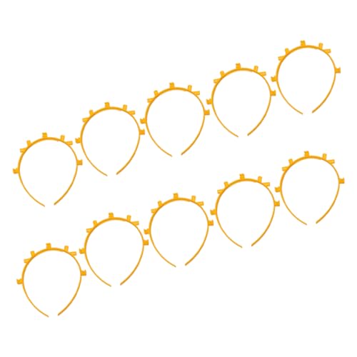 OFFIGAM 50 Stück Leuchtende Haarband Zubehör Glühstäbe Party Deko für Konzerte und Feste Einfaches Design für Fotos und Videos Leuchtende Accessoires für Übernachtungspartys und Feiern von OFFIGAM