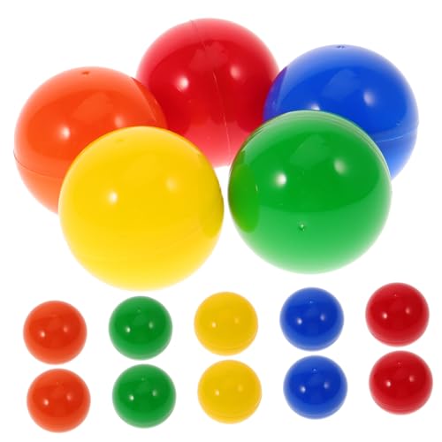 OFFIGAM 50Stücke Farbige Lotteriekugeln für Tombola Partyspiele Öffnen Kunststoff Bälle zum Befüllen für Festlichkeiten und Überraschungen OFFIGAM 50Stücke Farbige Lotteriekugeln für Tombola Partyspiele Öffnen Kunststoff Bälle zum Befüllen für Festlichkeiten und Überraschungen von OFFIGAM