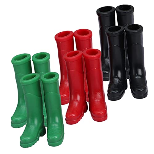 OFFIGAM 6 Stiefel simulieren für Toys Children Toys stylingbã¼rsten Puppenhaus-Ornamente Schuhe Puppenhauszubehör Puppen-Regenstiefel Plastik OFFIGAM 6 Stiefel simulieren für Toys Children Toys stylingbã¼rsten Puppenhaus-Ornamente Schuhe Puppenhauszubehör Puppen-Regenstiefel Plastik von OFFIGAM