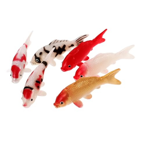 OFFIGAM 6 Stück Aquarium Dekoration Figuren Anlage Teich Luft Simulationsfisch Fisch deko Fisch Modell Fisch Tank Dekoration Fischbecken Deko Fischfigur Leuchtende Fischfigur PVC OFFIGAM 6 Stück Aquarium Dekoration Figuren Anlage Teich Luft Simulationsfisch Fisch deko Fisch Modell Fisch Tank Dekoration Fischbecken Deko Fischfigur Leuchtende Fischfigur PVC von OFFIGAM