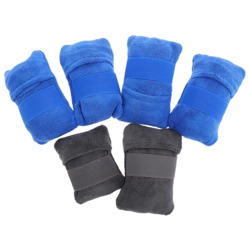 OFFIGAM 6 Stück Desander Sand Entferner Sandhandschuhe Sandreinigung Sand auf Körper entfernen Schnelle Sandentfernung Strandsandentferner Strand-Essentials Sandentferner Baumwolle von OFFIGAM