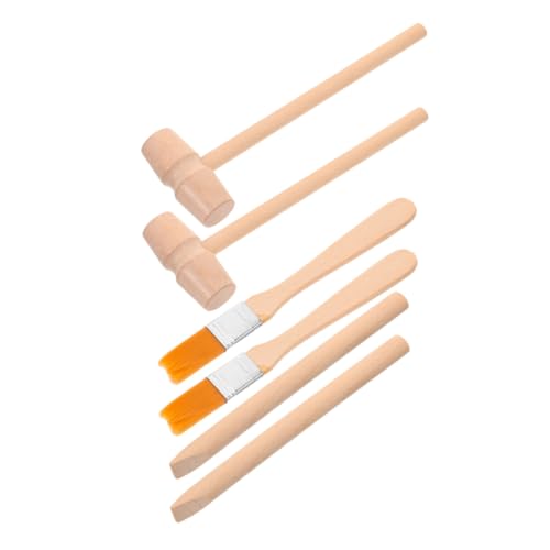 OFFIGAM 6 Stück Gemstone Grabwerkzeug Teilig mit Holzhammer Pinsel und Schaufel Pädagogisches für Entdeckung von Fossilien und Archäologie OFFIGAM 6 Stück Gemstone Grabwerkzeug Teilig mit Holzhammer Pinsel und Schaufel Pädagogisches für Entdeckung von Fossilien und Archäologie von OFFIGAM