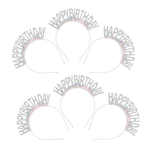 OFFIGAM 6 Stück Glitzerndes Tüll Haarband für Mädchen und Accessoire für Geburtstagsfeiern und Festliche Anlässe Weiß OFFIGAM 6 Stück Glitzerndes Tüll Haarband für Mädchen und Accessoire für Geburtstagsfeiern und Festliche Anlässe Weiß von OFFIGAM