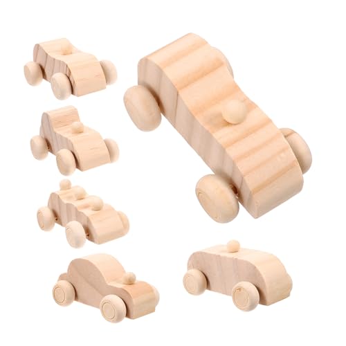 OFFIGAM 6 Stück Mini Holzautos zum Anmalen DIY Graffiti für Handgemachte Malautos aus Holz Kreative Bastelideen für Frühkindliche Entwicklung OFFIGAM 6 Stück Mini Holzautos zum Anmalen DIY Graffiti für Handgemachte Malautos aus Holz Kreative Bastelideen für Frühkindliche Entwicklung von OFFIGAM