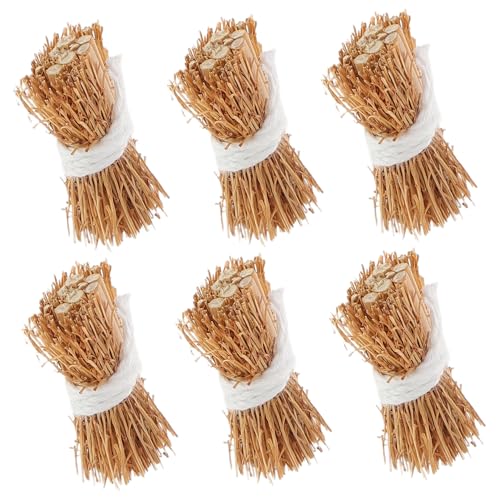OFFIGAM 6 Stück Miniatur Heuballen Dekorationen Faux Heuballen für Puppenhäuser Sandtisch Dekorationen und Bastelprojekte Realistische Miniatur Heuhaufen für Fotografie und Szenen OFFIGAM 6 Stück Miniatur Heuballen Dekorationen Faux Heuballen für Puppenhäuser Sandtisch Dekorationen und Bastelprojekte Realistische Miniatur Heuhaufen für Fotografie und Szenen von OFFIGAM