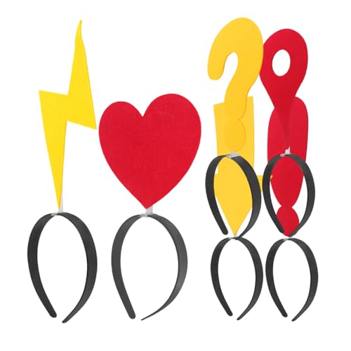 OFFIGAM 6 Stück Neuartige -stirnbänder: Lustige Foto-requisiten-haarreifen – Kostüm-stirnband Mit Satzzeichen Für Party-dekorationen OFFIGAM 6 Stück Neuartige -stirnbänder: Lustige Foto-requisiten-haarreifen – Kostüm-stirnband Mit Satzzeichen Für Party-dekorationen von OFFIGAM
