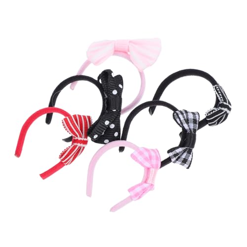 OFFIGAM 6 Stück Puppen-Stirnband Mit Schleife: Partygeschenk Für Mädchen, Mini-Puppe, Zum Anziehen, Haarreif Mit Schleife, Party-Stirnband, Puppenhaus-zubehör OFFIGAM 6 Stück Puppen-Stirnband Mit Schleife: Partygeschenk Für Mädchen, Mini-Puppe, Zum Anziehen, Haarreif Mit Schleife, Party-Stirnband, Puppenhaus-zubehör von OFFIGAM