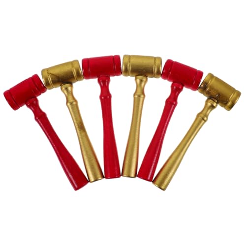 OFFIGAM 6 Stück Richter Hammer holzspielzeug für kinderspielzeug Geburtstagsgeschenke Stengel Mädchen Spiele Hammer des Richters Hammer Richter OFFIGAM 6 Stück Richter Hammer holzspielzeug für kinderspielzeug Geburtstagsgeschenke Stengel Mädchen Spiele Hammer des Richters Hammer Richter von OFFIGAM