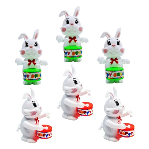 OFFIGAM 6 Stück Trommelkaninchen Pädagogisches Aufziehspielzeug Trommelpuppenspielzeug Cartoon Kreatives Aufziehspielzeug Kaninchenhandwerk Lustiges Trommelspielzeug Aufziehspielzeug OFFIGAM 6 Stück Trommelkaninchen Pädagogisches Aufziehspielzeug Trommelpuppenspielzeug Cartoon Kreatives Aufziehspielzeug Kaninchenhandwerk Lustiges Trommelspielzeug Aufziehspielzeug von OFFIGAM