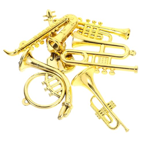 OFFIGAM 6 Stück winzige Instrumente Ornamente Puppenhaus -Miniaturdekoration Baum bastelmaterial für bastelsets für Puppenhausverzierung kleines Instrument für Plastik OFFIGAM 6 Stück winzige Instrumente Ornamente Puppenhaus -Miniaturdekoration Baum bastelmaterial für bastelsets für Puppenhausverzierung kleines Instrument für Plastik von OFFIGAM