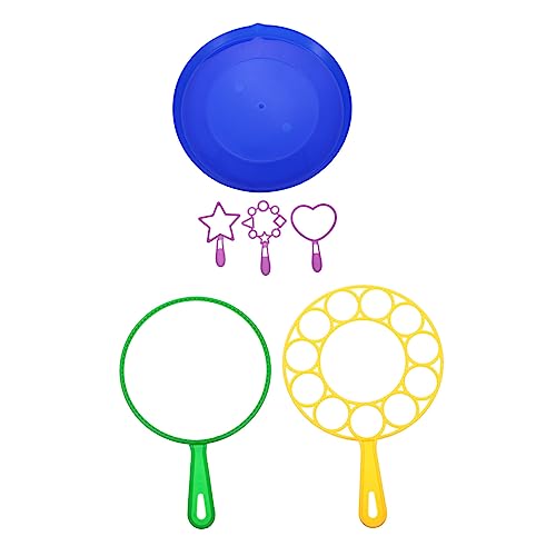 OFFIGAM 6-teiliges Set Seifenblasenset Bubble-Party- Seifenblasenmacher Im Freien Blasen Machen Riesenblasenstäbe Partygeschenke Bunter Blasenstab Plastik von OFFIGAM