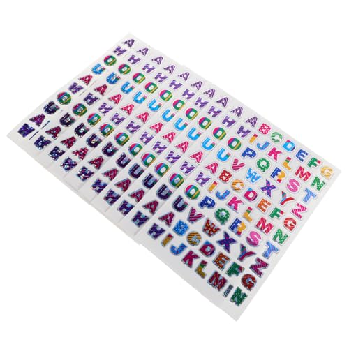 OFFIGAM 60 Blatt Glitzer Aufkleber Selbstklebende Alphabet Sticker für Schulprojekte DIY Bastelarbeiten und Persönliche Dekoration Einfach Anzubringen Entfernen OFFIGAM 60 Blatt Glitzer Aufkleber Selbstklebende Alphabet Sticker für Schulprojekte DIY Bastelarbeiten und Persönliche Dekoration Einfach Anzubringen Entfernen von OFFIGAM