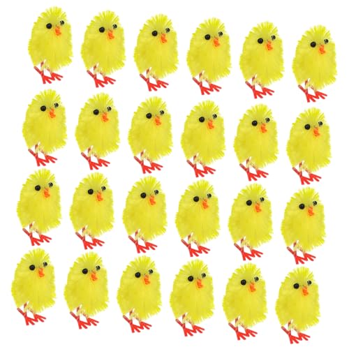 OFFIGAM 60 Stück Mini Ostern Küken Dekoration Flauschige Desktop Deko für Osterfeiern Große Hühnerfiguren Party und Tischdekoration OFFIGAM 60 Stück Mini Ostern Küken Dekoration Flauschige Desktop Deko für Osterfeiern Große Hühnerfiguren Party und Tischdekoration von OFFIGAM