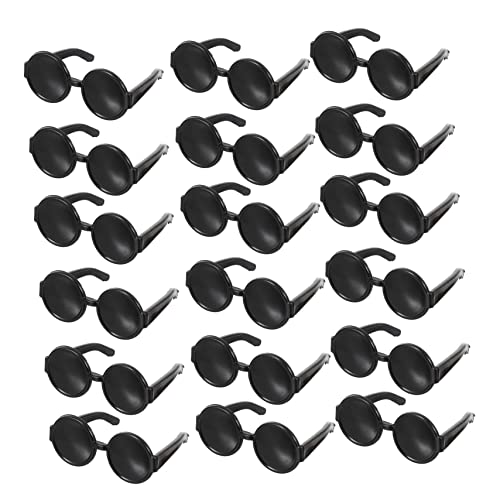 OFFIGAM 60Stücke Mini Puppen Sonnenbrillen DIY Puppenzubehör für Puppenhäuser Langlebige und Accessoires für Kreatives und Ankleiden von OFFIGAM