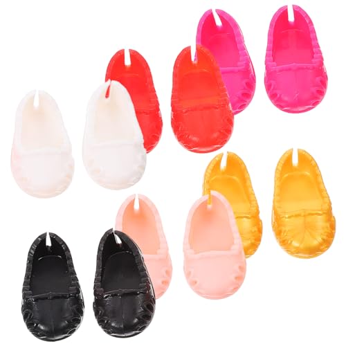 OFFIGAM 6Paare Mini Puppenschuhe Farbenfrohe Dekorationsschuhe für Puppen für Puppenkostüme und Spielzeughaus Dekoration Sammler und Kleine OFFIGAM 6Paare Mini Puppenschuhe Farbenfrohe Dekorationsschuhe für Puppen für Puppenkostüme und Spielzeughaus Dekoration Sammler und Kleine von OFFIGAM