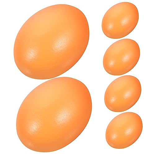 OFFIGAM 6Stücke Holz Eier Kreative Simulation Eier zum Bemalen für Spielküche oder Dekoration für Ostern und Zuhause Langlebig und Sicher für Bastelprojekte OFFIGAM 6Stücke Holz Eier Kreative Simulation Eier zum Bemalen für Spielküche oder Dekoration für Ostern und Zuhause Langlebig und Sicher für Bastelprojekte von OFFIGAM