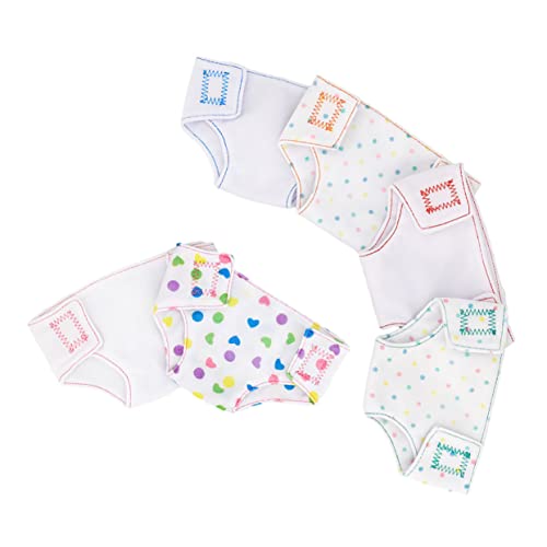 OFFIGAM 6Stücke Kleidung für Puppen Waschbare und Verstellbare Puppenwindeln für Kreatives Rollenspiel und Eigenständigkeit Fördern OFFIGAM 6Stücke Kleidung für Puppen Waschbare und Verstellbare Puppenwindeln für Kreatives Rollenspiel und Eigenständigkeit Fördern von OFFIGAM