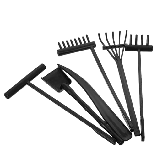 OFFIGAM 6Stücke Mini Zen Garten Rechen Set Teiliges Set aus Leichtem Kunststoff für Kreative Sandmalerei und Meditation für Zen und Dekorative Anwendungen OFFIGAM 6Stücke Mini Zen Garten Rechen Set Teiliges Set aus Leichtem Kunststoff für Kreative Sandmalerei und Meditation für Zen und Dekorative Anwendungen von OFFIGAM