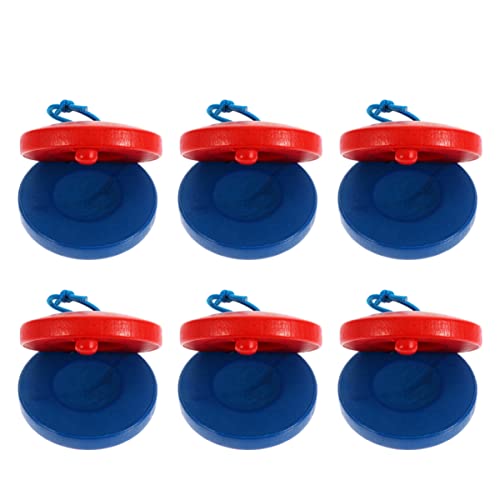 OFFIGAM 6Stücke Teiliges Holz Castanets für Musikalisches Musikalischen Früherziehung und Rhythmusentwicklung der Vorschule OFFIGAM 6Stücke Teiliges Holz Castanets für Musikalisches Musikalischen Früherziehung und Rhythmusentwicklung der Vorschule von OFFIGAM