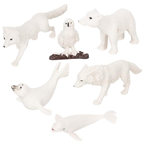 OFFIGAM 6Stücke Teiliges Wildtierfiguren für Realistische Tierspielzeug Modelle Fantasie und Wahrnehmung für Kreatives im Innenraum OFFIGAM 6Stücke Teiliges Wildtierfiguren für Realistische Tierspielzeug Modelle Fantasie und Wahrnehmung für Kreatives im Innenraum von OFFIGAM