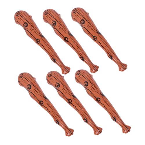 OFFIGAM 6pcs Aufblasbare Baseballschläger Stick Halloween Cosplay Aufblasbare Höhlenfledermaus Für Club Party Supplies Geburtstag Dekoration Kostümzubehör (90 cm) von OFFIGAM