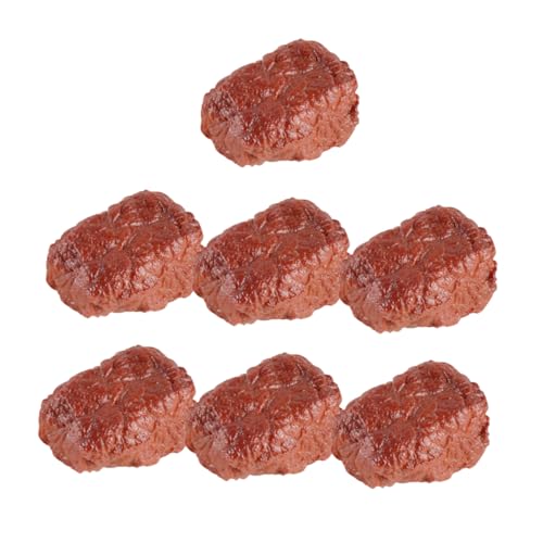 OFFIGAM 7 Stück Simulationsrindfleischmodell Gefälschte Steaks Fake-Food-Steak Falsches Fleisch Groß Party Realistisches Künstliches Fleisch Food-Foto-Requisiten Leben PVC Brown OFFIGAM 7 Stück Simulationsrindfleischmodell Gefälschte Steaks Fake-Food-Steak Falsches Fleisch Groß Party Realistisches Künstliches Fleisch Food-Foto-Requisiten Leben PVC Brown von OFFIGAM