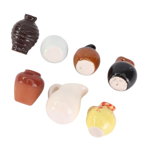 OFFIGAM 7 Stück Teiliges Miniatur Keramik Blumenvasen Miniaturhaus Dekoration Glatte Oberfläche Dekorativ Farblich Zufällig als Miniatur Deko Vasen für Tisch und Regal Zufällige Farbe OFFIGAM 7 Stück Teiliges Miniatur Keramik Blumenvasen Miniaturhaus Dekoration Glatte Oberfläche Dekorativ Farblich Zufällig als Miniatur Deko Vasen für Tisch und Regal Zufällige Farbe von OFFIGAM