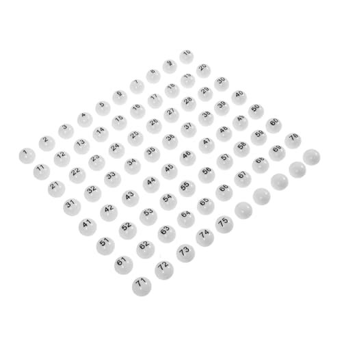 OFFIGAM 75 Stück Spielbälle Nummerierte Spielbälle für Partys Tombola und Aktivitäten für Spieleabende und Kreative Bastelprojekte OFFIGAM 75 Stück Spielbälle Nummerierte Spielbälle für Partys Tombola und Aktivitäten für Spieleabende und Kreative Bastelprojekte von OFFIGAM