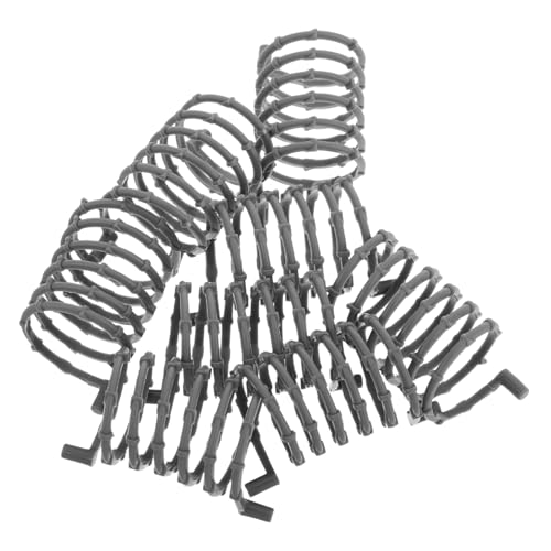 OFFIGAM 8 Stück Militärschutznetzwerk Drahtzaun Zubehör Bauklötze Zubehör Außenbereich Actionfigur Zubehör Dunkelgrau Drahtwächter Drahtschutz Plastik Dark Grey OFFIGAM 8 Stück Militärschutznetzwerk Drahtzaun Zubehör Bauklötze Zubehör Außenbereich Actionfigur Zubehör Dunkelgrau Drahtwächter Drahtschutz Plastik Dark Grey von OFFIGAM
